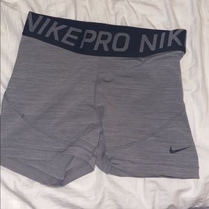 Gray nike pros